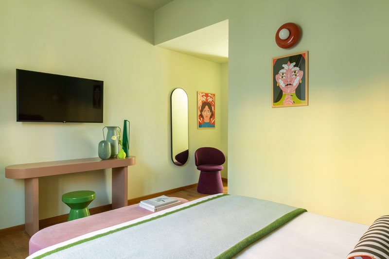 Vista generale della camera deluxe - Hotel Marisa, BZAR hotels a Roma - Vista 2