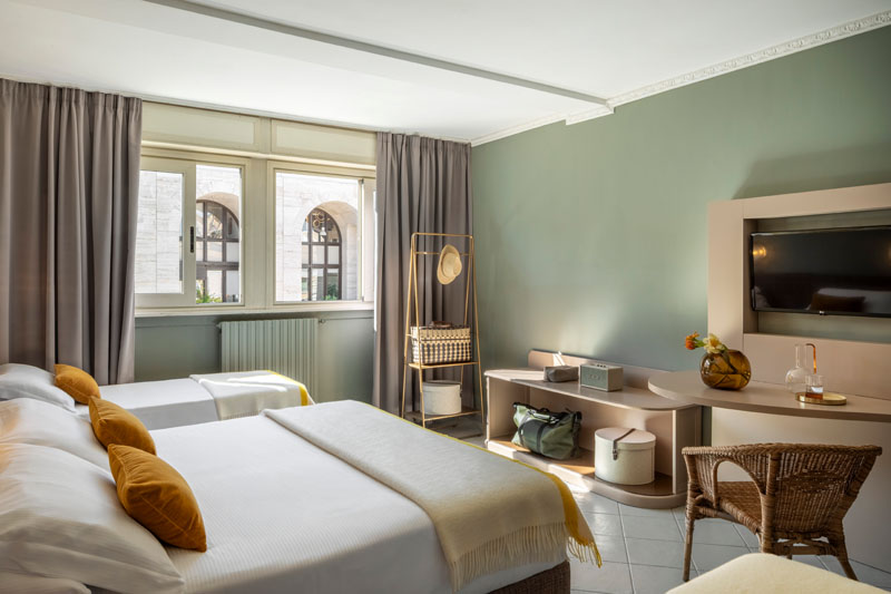 Vista generale della camera quadrupla - Hotel Marisa, BZAR hotels a Roma - Vista 2